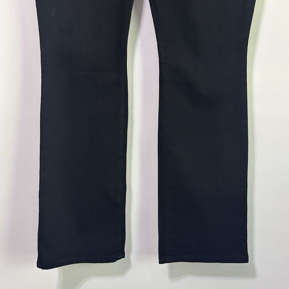 Old Navy Mid Rise Kicker Bootcut Black Jeans 14 Casual Trendy Pants 36x31 Work - Picture 2 of 9